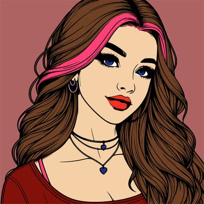 detailed realistic girl