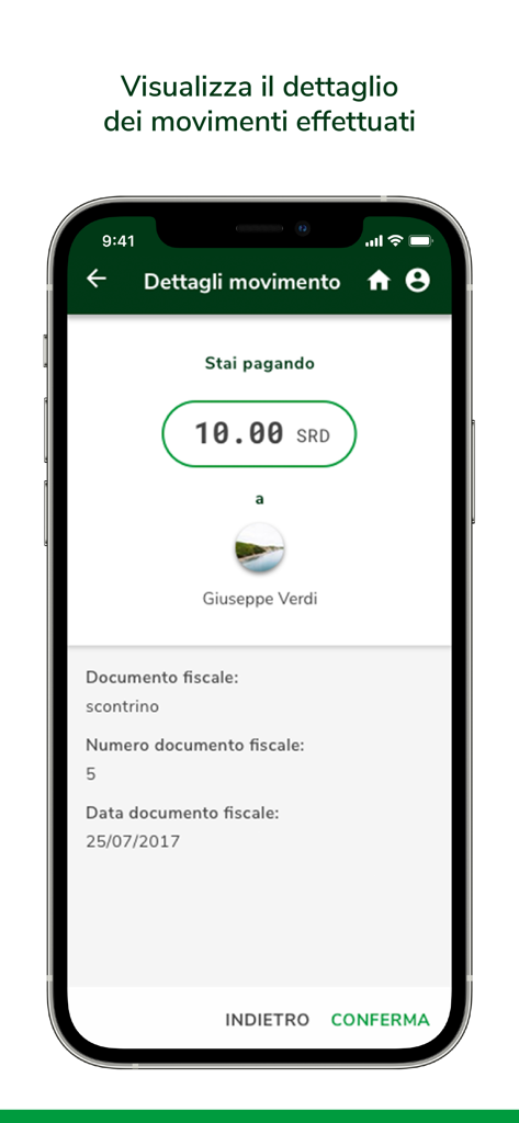 Io Pago Linx - Pantalla de detalles de transacción en la aplicación Io Pago Linx que muestra una confirmación de pago