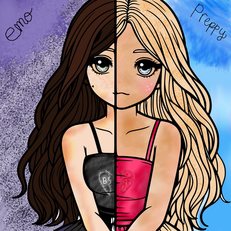 realistic  girl split