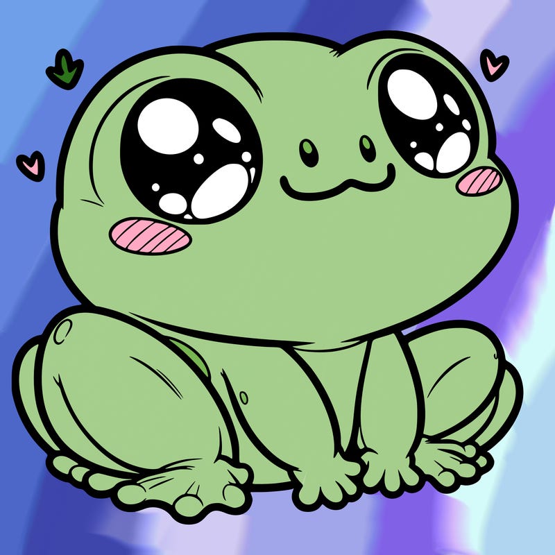 cute frog person realistic