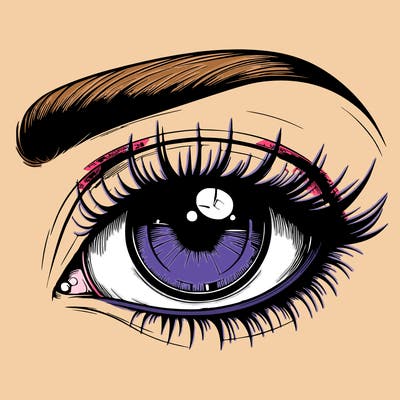 realistic eye
