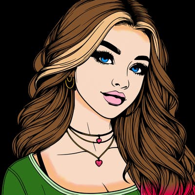 detailed realistic girl