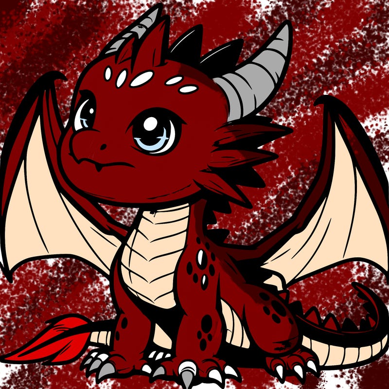 fierce baby night dragon