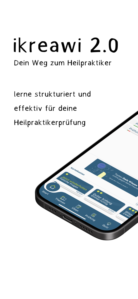 ikreawi 2.0 - ikreawi 2.0 app dashboard for naturopathic exam preparation