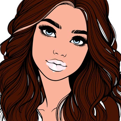 beautiful realistic girl