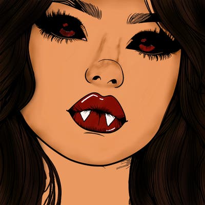 really realistic girl with lips