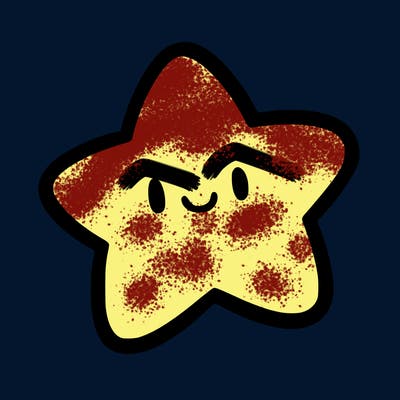 one star in the sky without a face