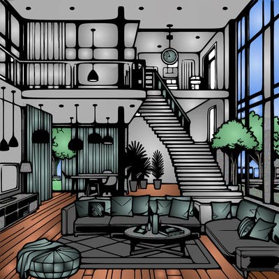 modern house interior