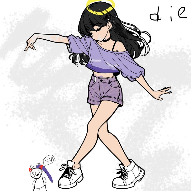 realistic girl danceing