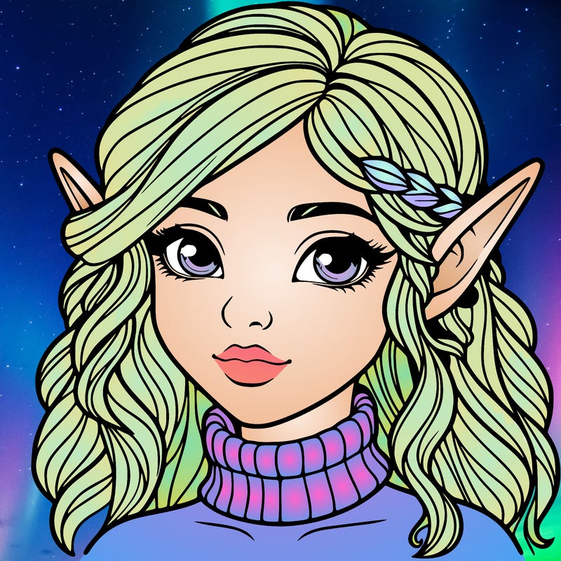 realistic girl elf