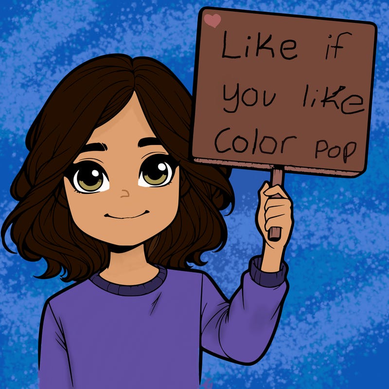 realistic girl holding up a sign