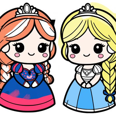 anna and elsa