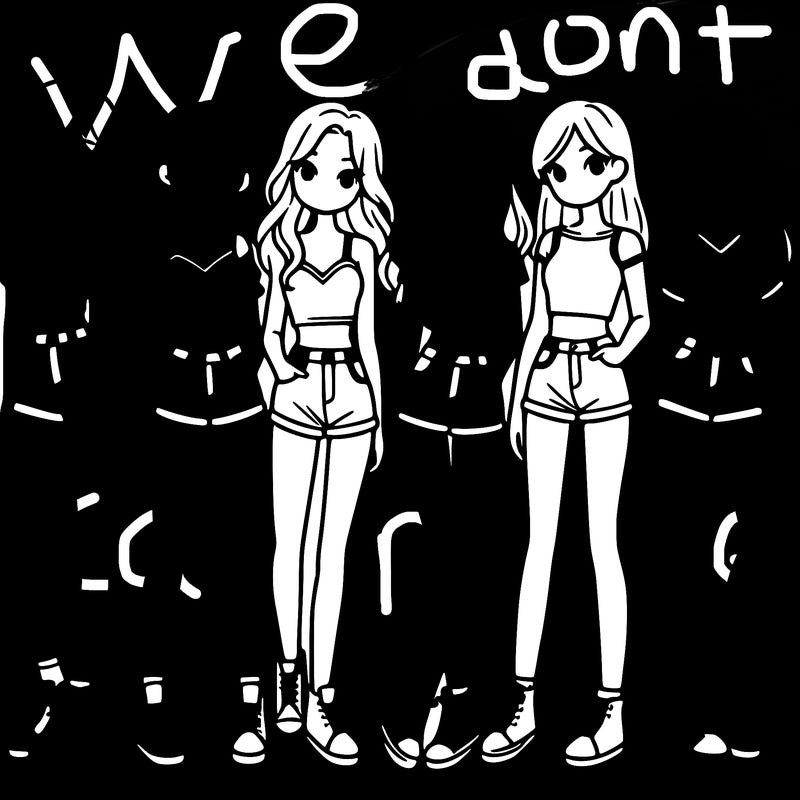 a group of girls wearing crop tops and shorts