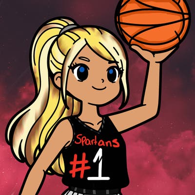 a basketball player who is a girl