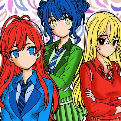 anime girls teenagers