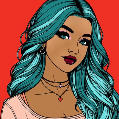 detailed realistic girl