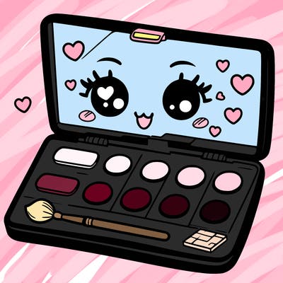 makeup pallet