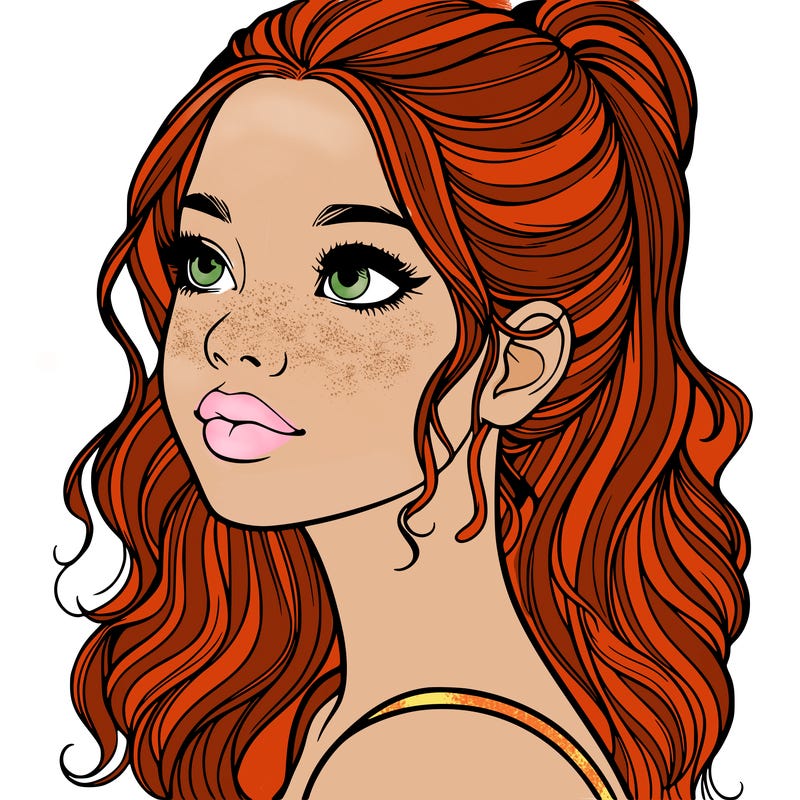 beautiful realistic girl