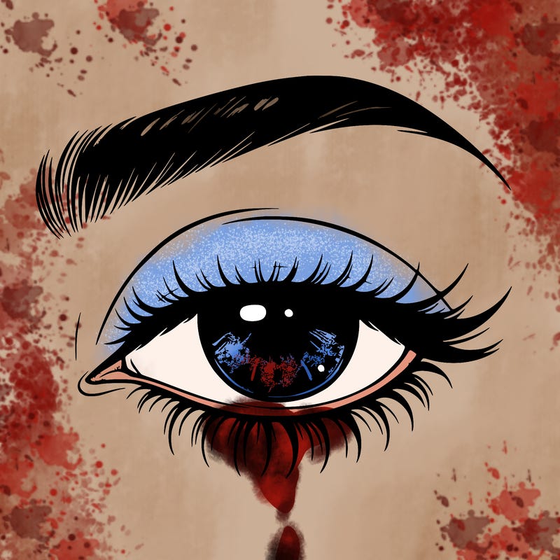 eye closed realistic