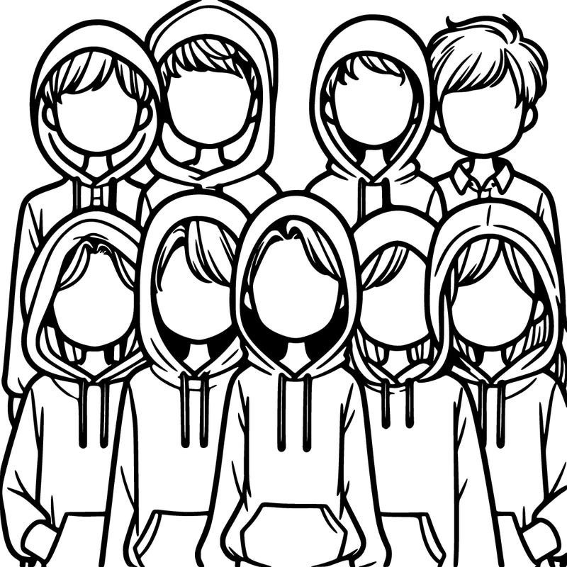 people who are wearing hoodies