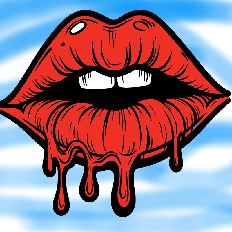 lips that look realistic and drip