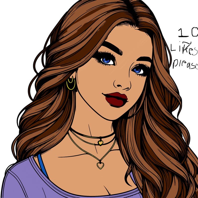 detailed realistic girl