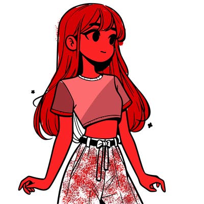 girl in a cute crop top