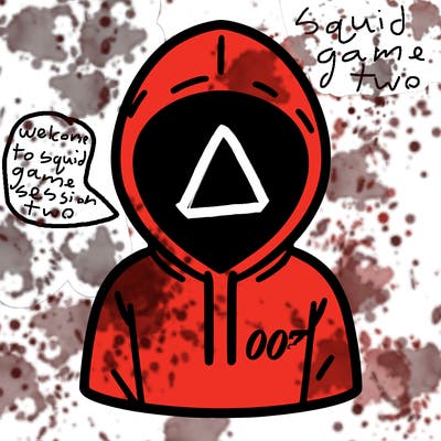a person with non face waering a hoodie with a small 007 symbol