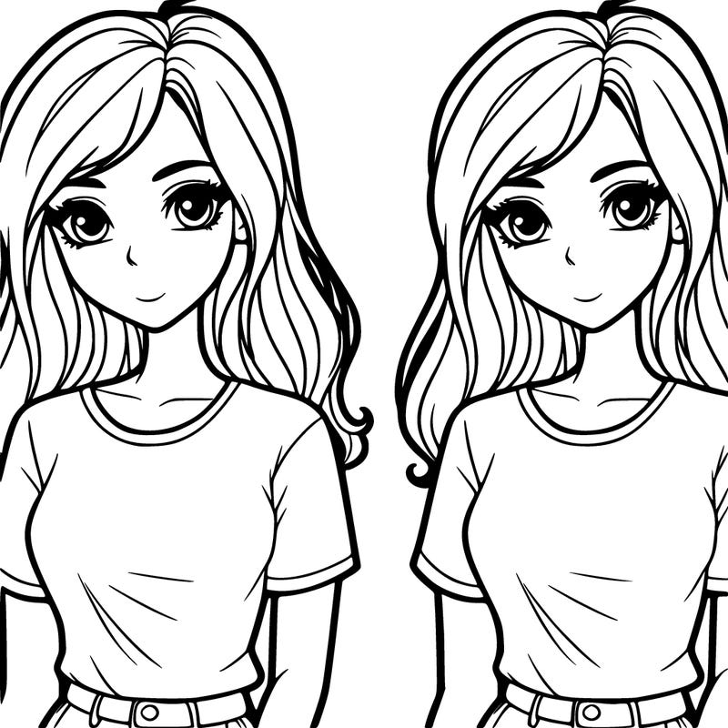 pretty girl with t-shirt