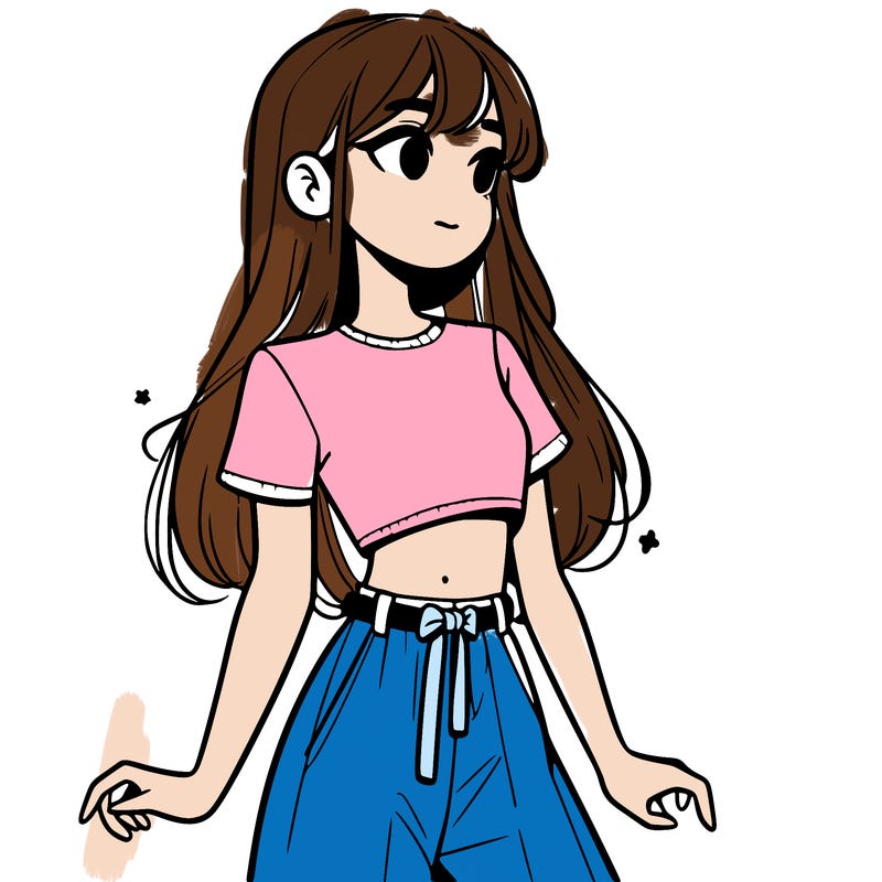 girl in a cute crop top