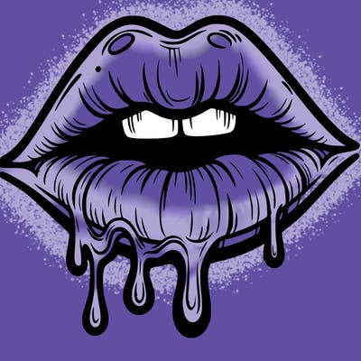 lips that look realistic and drip