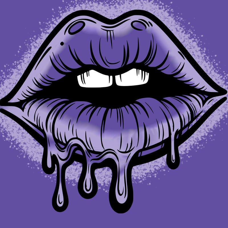 lips that look realistic and drip