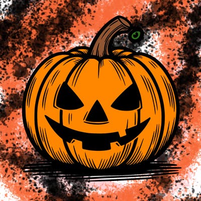 a halloween pumpkin