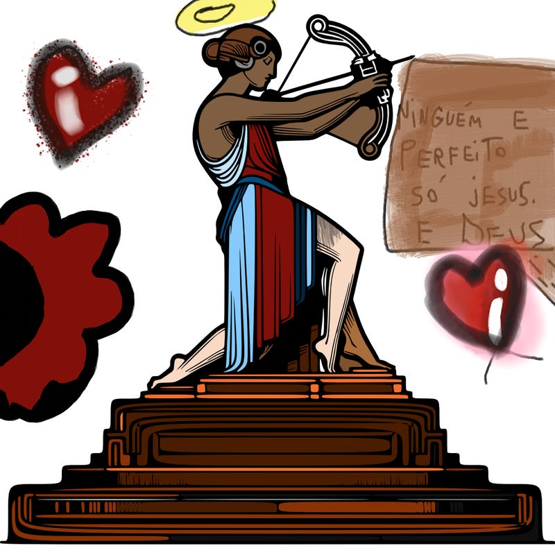 an grand art deco figure sculpture