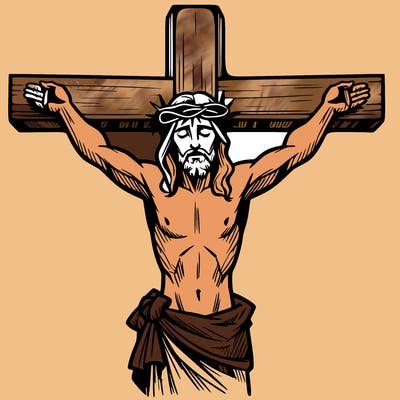 jesus on the cross dieing for our sins