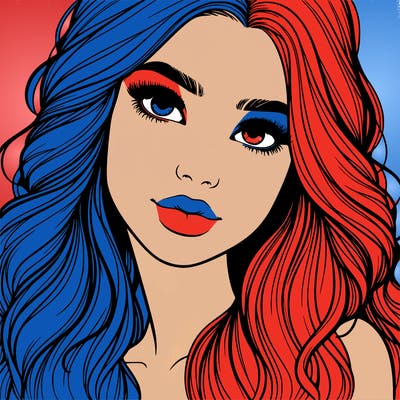 beautiful realistic girl