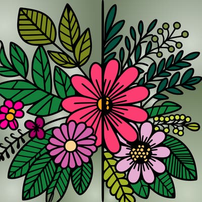 flowers split
