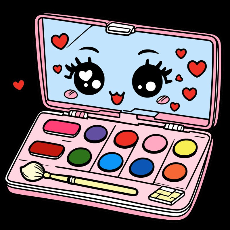 makeup pallet
