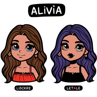 real looking girl with the name alivia