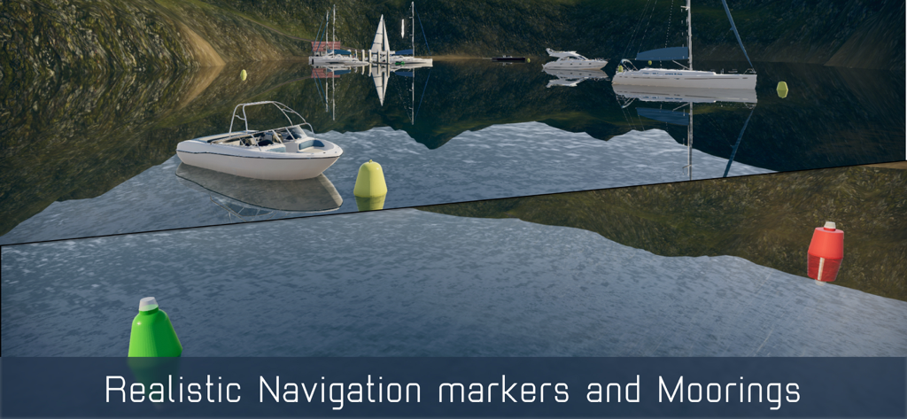 Boat Master - Realistic navigation markers and moorings in a boat simulator