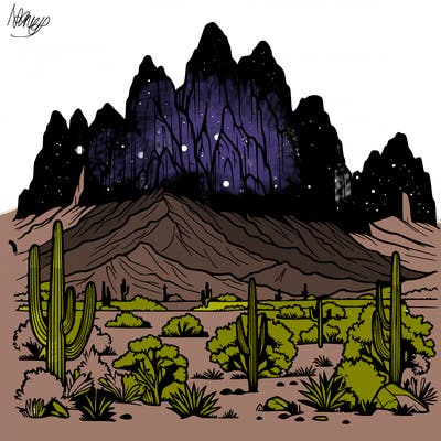 the superstition mountains