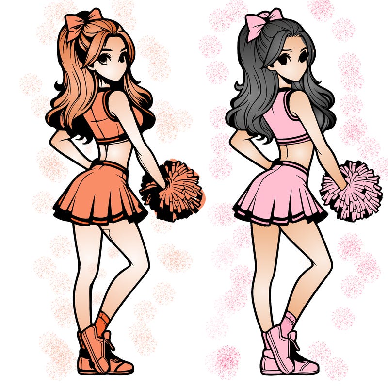 realistic cheerleader