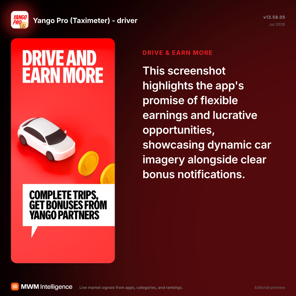 Yango Pro (Taximeter) - driver - Business App | MWM