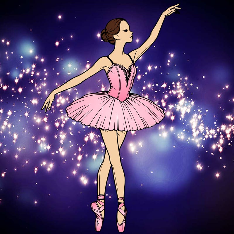 realistic ballerina