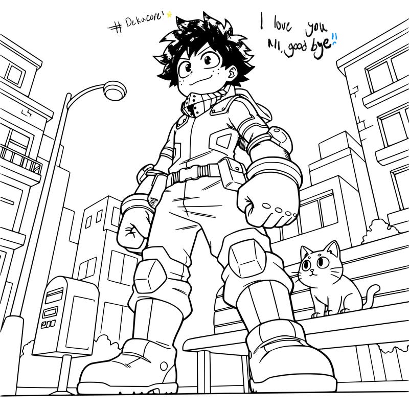 deku from my hero academia