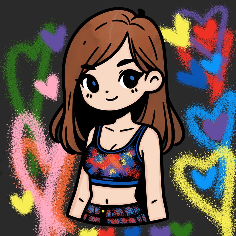 girl with crop top