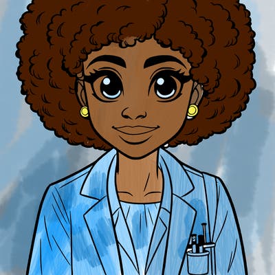 african american female scientist