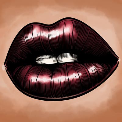 realistic lips