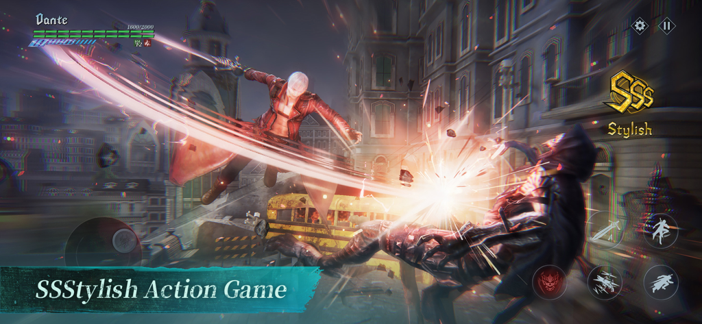 Devil May Cry: Peak of Combat - Dante führt eine rasante Schwertkombination mit SSS-Rang in Devil May Cry Peak of Combat aus