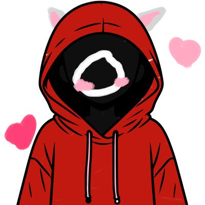 faceless girl in hoodie
